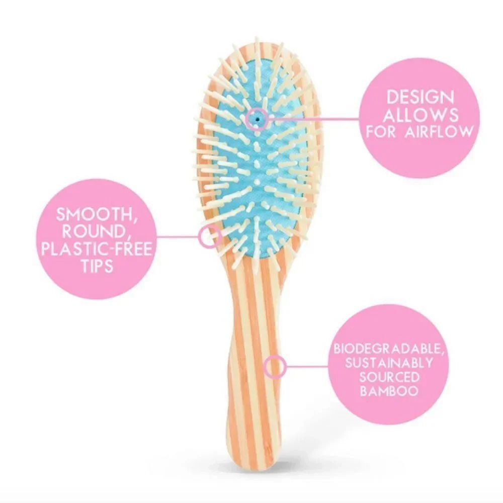 SugarBear Gentle Detangling Bamboo Brush